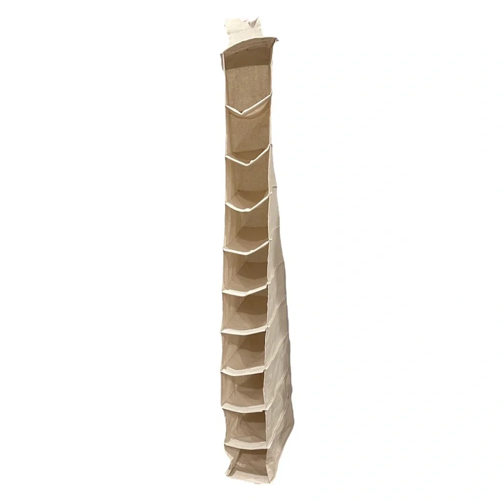 Canvas Hanging Shoe Organizer For Closet